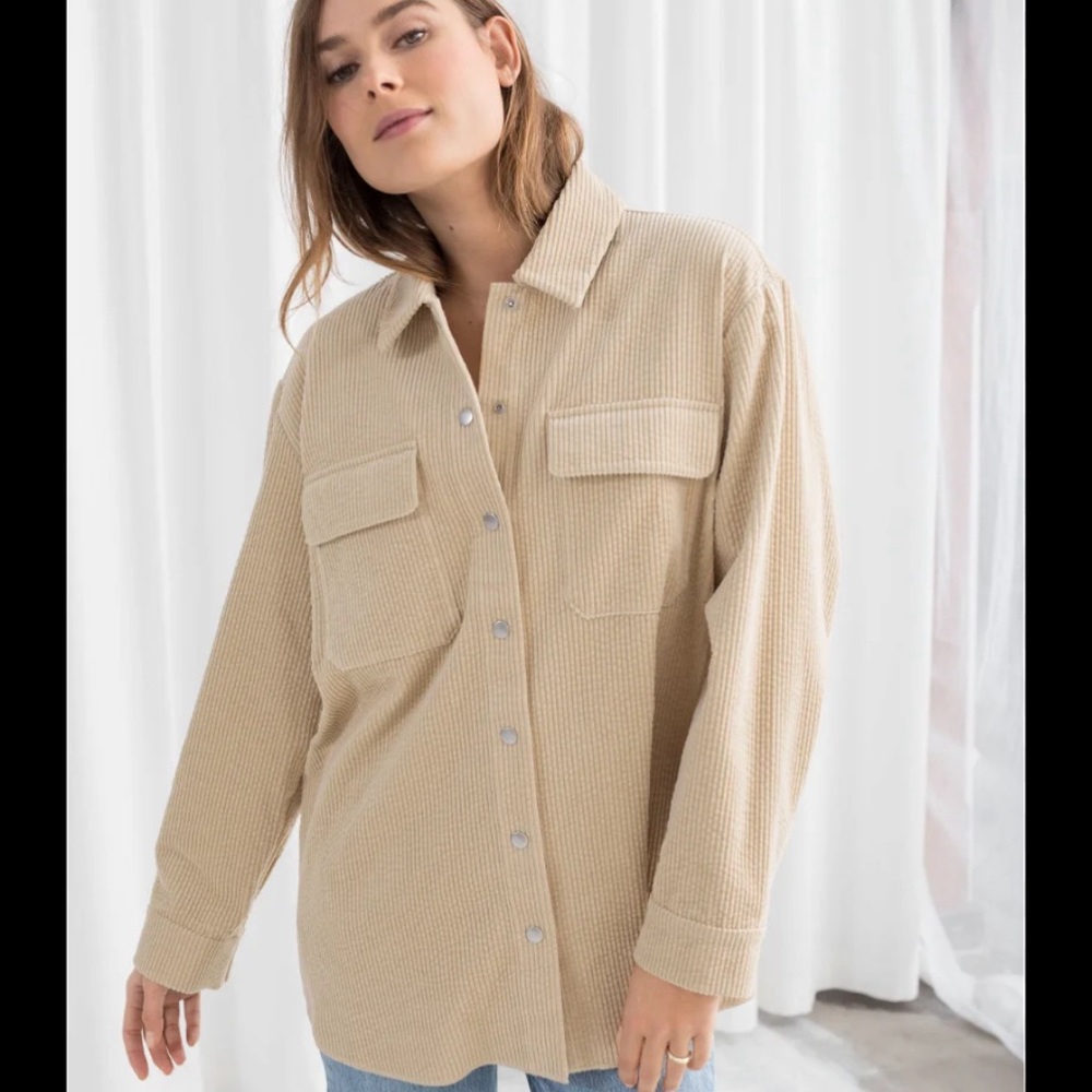 & Other Stories Corduroy Shirt Sz 0